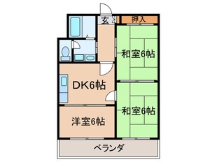 クレセント宇治の物件間取画像